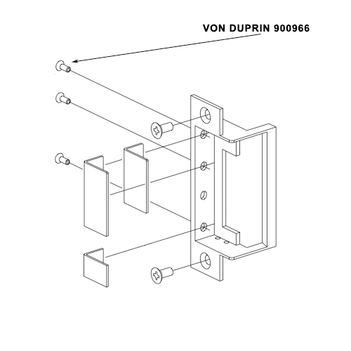 Pocket Insert Mounting Pack for 6210 Strike