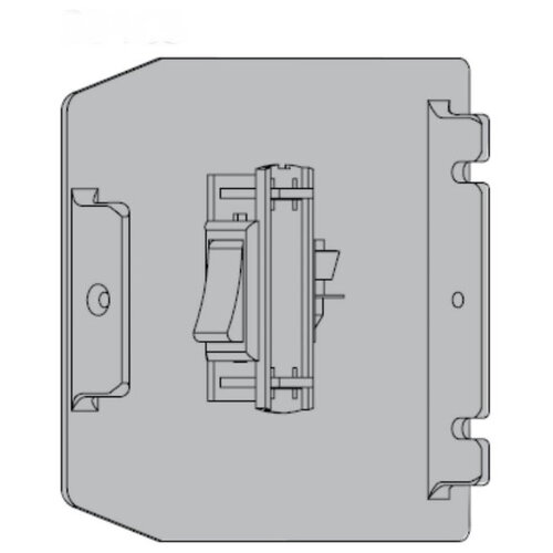 LCN 4640334CS End Cap for 4640 Series with Concealed Switch Aluminum