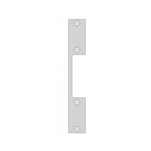 Deadbolt Electric Strike Faceplate Kit for Wood Frames Oil Rubbed Bronze Finish