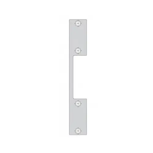 Deadbolt Electric Strike Faceplate Kit for Wood Frames Satin Stainless Steel Finish