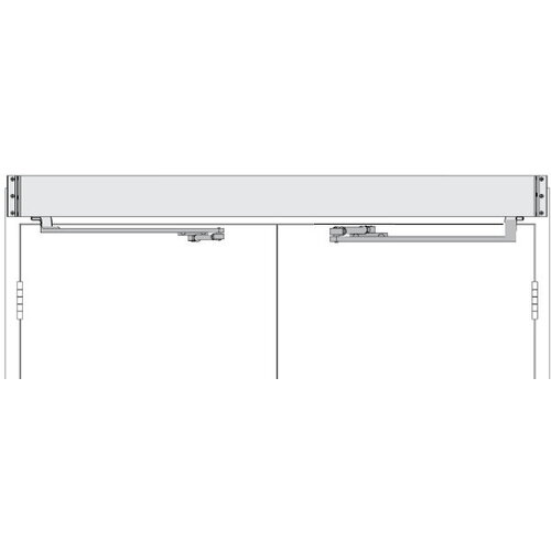 9550 Series Senior Swing Electromechanical Operator Anodized Clear