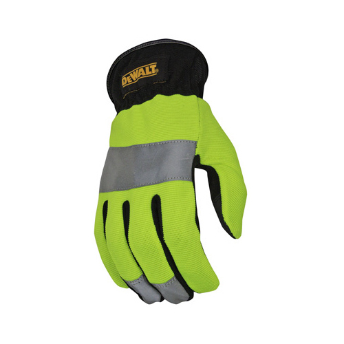 DEWALT DPG870XL Hi-Visibility Work Glove, Synthetic Leather, XL