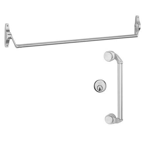 55NL 4' US26D LHR RIM EXIT Satin Chrome