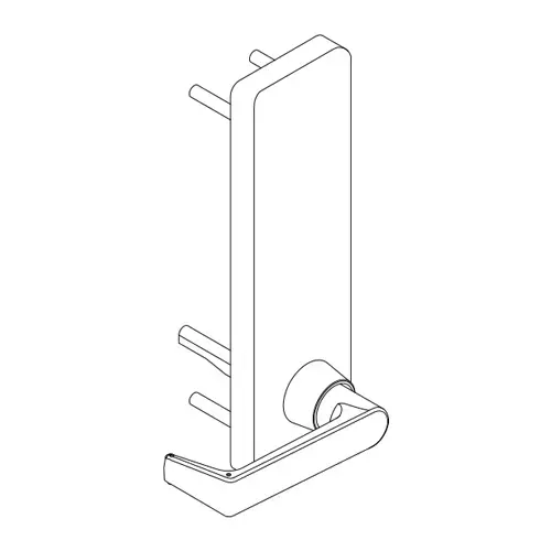 510L-DT DANE LHR US32D DUMMY Satin Stainless Steel