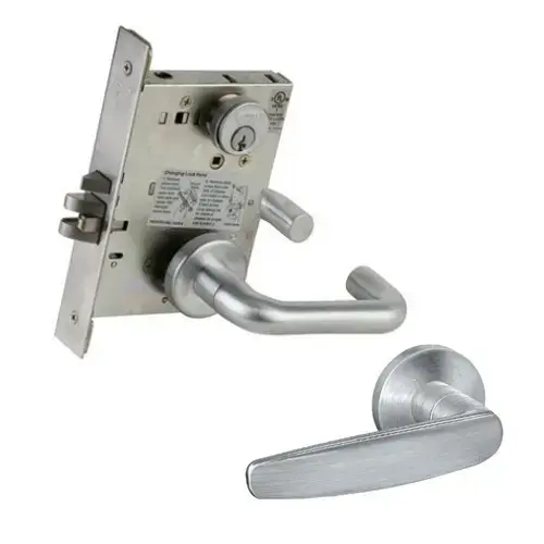 APT/ENTRY MORTISE LOCK US26 Bright Chrome