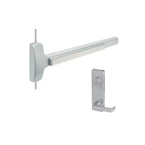 25-V-L-NL 3' US26 LHR SVR EXIT Bright Chrome