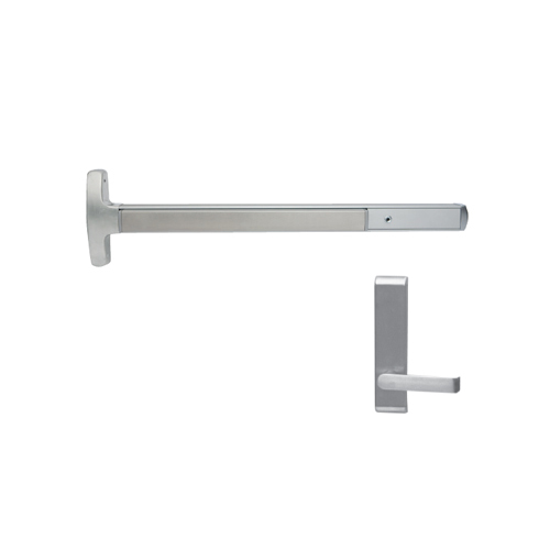 24-C-L-DT 4' US32 RHR CVR EXIT Bright Stainless Steel