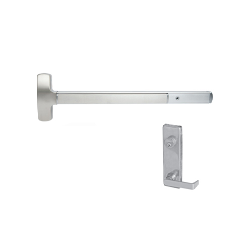 25-C-L-NL 4' US32 LHR CVR EXIT Bright Stainless Steel