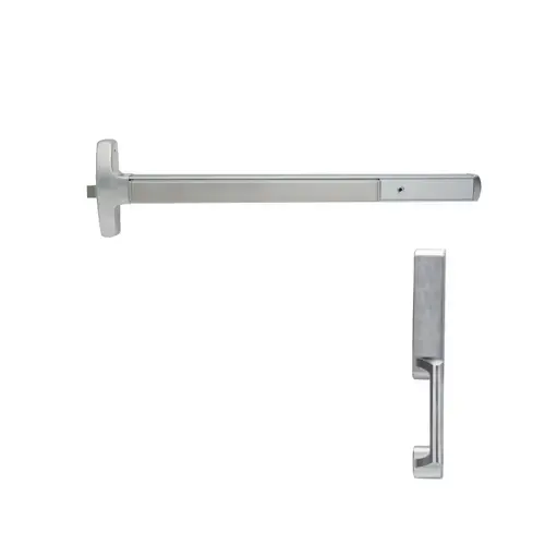 24-R-DT 4' US26D LHR RIM EXIT Satin Chrome