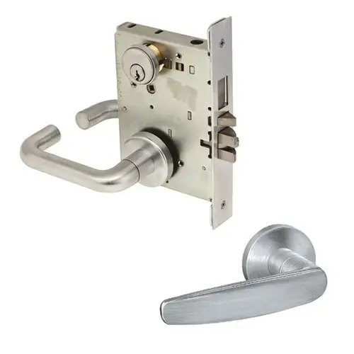 ENT/OFFICE LOCK w/DBOLT US10 Satin Bronze