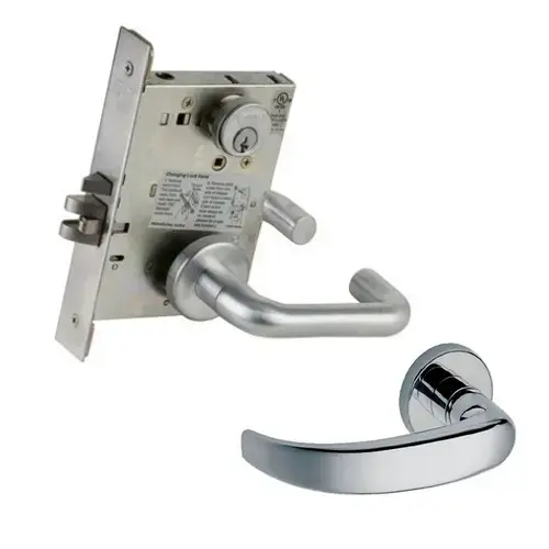 APT/ENTRY MORTISE LOCK US32D Satin Stainless Steel