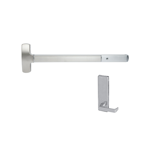 25-M-L-DT 3' US32 LHR MORTISE Bright Stainless Steel