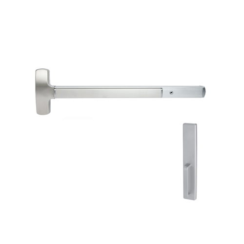 25-C-DT 4' US26 CVR EXIT Bright Chrome