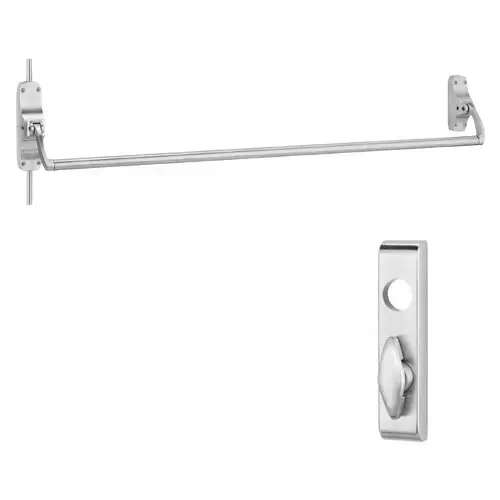 8827TL 4' US26 SVR EXIT DEVICE Bright Chrome