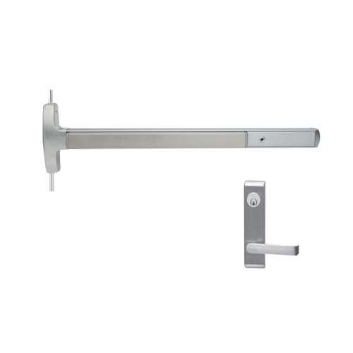 24-V-L-NL 3' US32D LHR SVR EXT Satin Stainless Steel