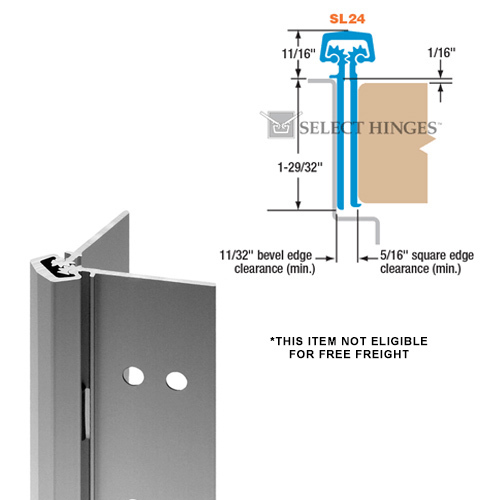 Select Hinges SL24HD120AL SL24CLHD 120" ALUM CONT/HINGE