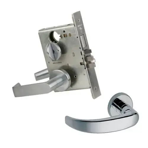 CLOSET/STRM LOCK w/DB US26D Satin Chrome