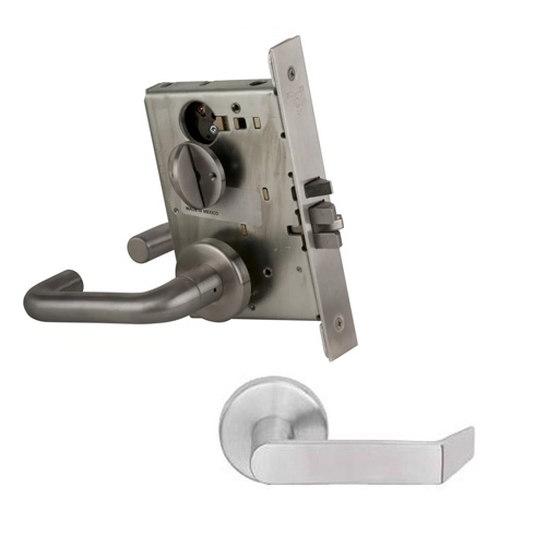 Schlage Lock L9050 06A 626 ENT/OFFICE MORTISE LOCK US26D