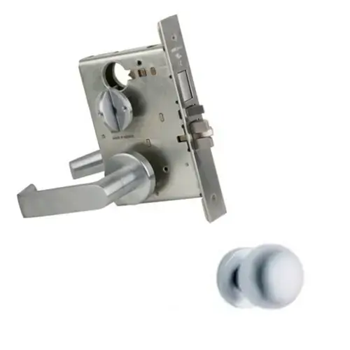 CLOSET/STRM LOCK w/DB US32D Satin Stainless Steel