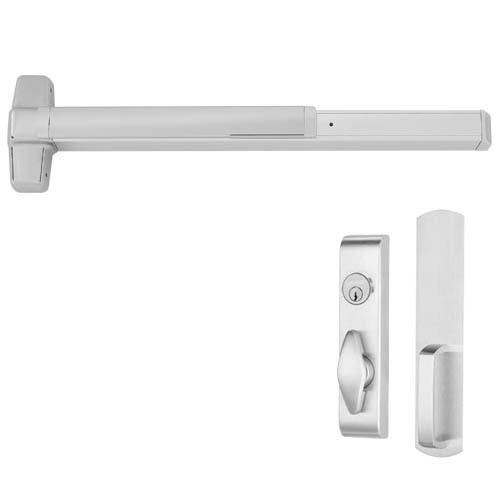 EL9847TL 4' US26D CVR EXIT Satin Chrome