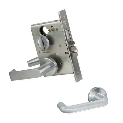 CORRIDOR LOCK w/DBOLT US32D Satin Stainless Steel