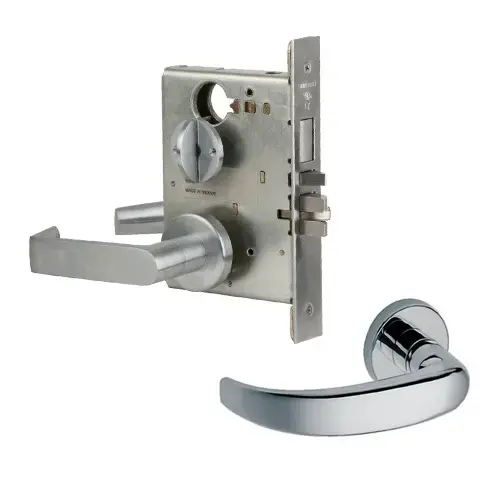 DORM/BEDRM LOCK w/DB US10B Oil Rubbed Bronze