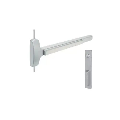 25-V-NL 3' US32 SVR EXIT Bright Stainless Steel