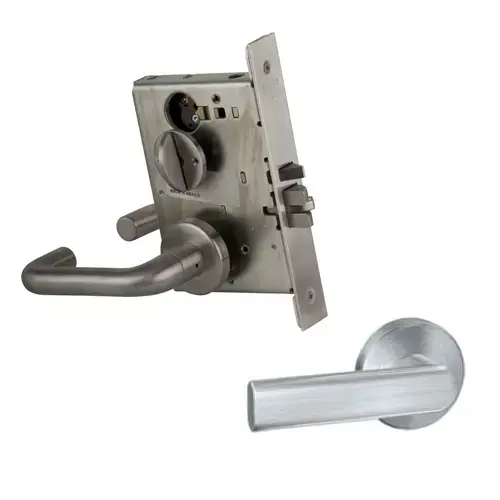 ENT/OFFICE MORTISE LOCK US32D Satin Stainless Steel