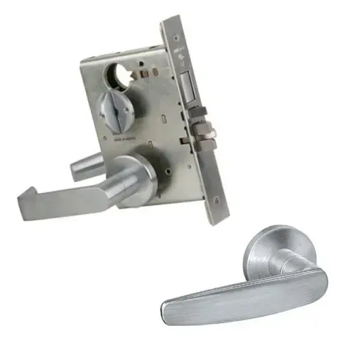 CORRIDOR LOCK w/DBOLT US26D Satin Chrome