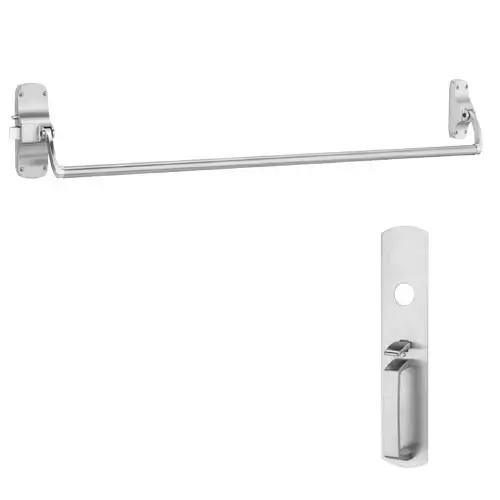 88TP-F 4' US26 LHR RIM EXIT Bright Chrome