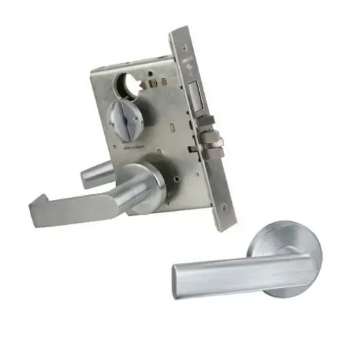 CLOSET/STRM LOCK w/DB US26 Bright Chrome