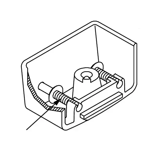 ADAMS RITE EXIT END CAP SCREW