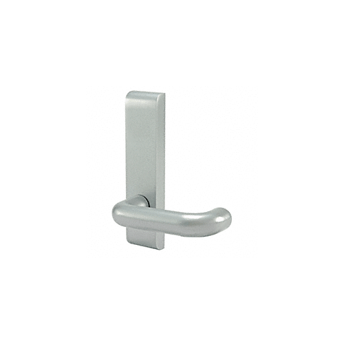 8500 Dummy Lever Trim for Narrow Stile with Inactive Round Lever Aluminum Finish