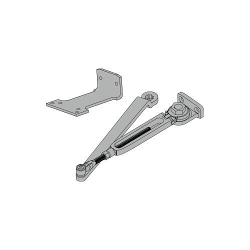 Hold Open Arm with PA Brackset for SC81 Aluminum Finish