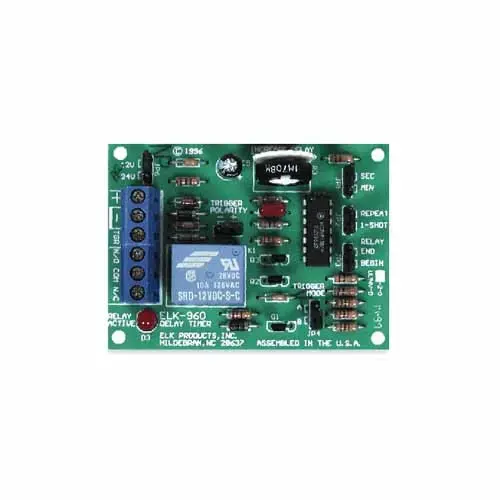 ELK Products ELK-960 DELAY TIMER MODULE, 12/24VDC