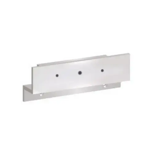 SDC TJ350V Top Jamb Z Bracket Mounting Kit for 350 Maglock, 628/US28 Satin Aluminum