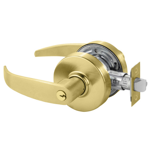 7G05 LP 04 Cylindrical Lock Satin Brass