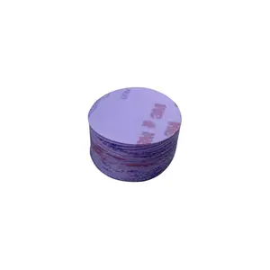 3M 30370 260L Series Abrasive Disc, 3 in Dia, P800 Grit, Hook and Loop, Purple