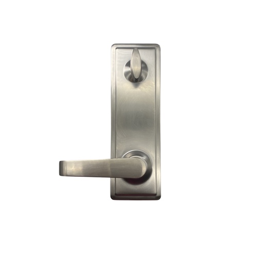 Interior Interconnected Lock Marin with Adjustable Latch and Full Lip Strike Satin Stainless Steel Finish