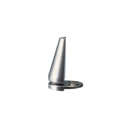 Brushed Stainless Small Cone Pivot Hinge, Glass-to-Wood