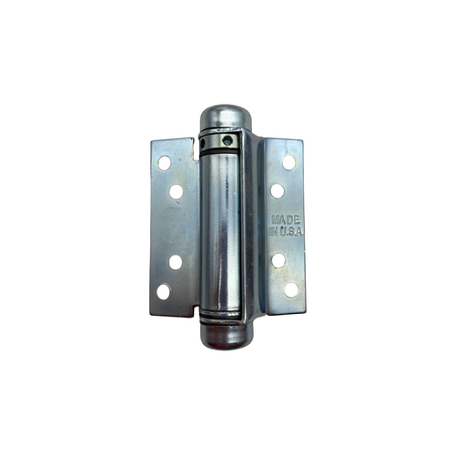 Bommer 4010-3-603 Single Acting Spring Hinge, Steel Material, Non-Template, Non-Handed, 3 In. Zinc Plated