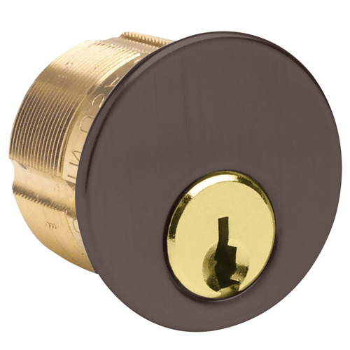 Mortise Cylinder Dark Oxidized Satin Bronze Oil Rubbed