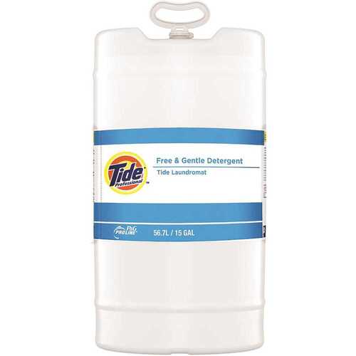 TIDE 003077207508 Professional 15 Gal Free & Gentle Liquid Laundry Detergent