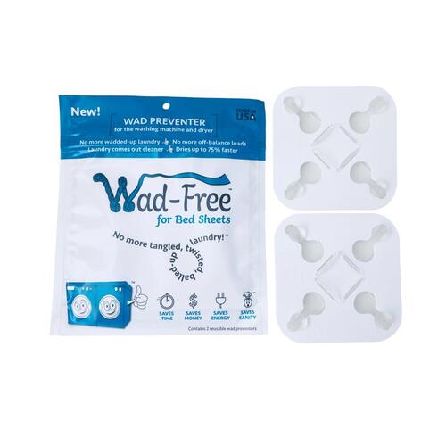 Wad-Free WF-BS-01-02 Bed Sheet Detangler No Scent Solid 1 bag