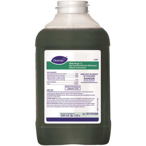 DIVERSEY 101105268 2.5 l Wide Range II Disinfectant