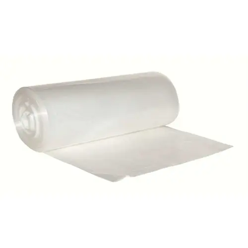 40 IN X 48 IN 40-45 GAL 2MIL LOW DENSITY CLEAR TRASH BAGS - pack of 10