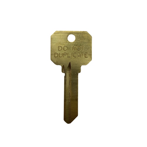 Do Not Duplicate 6 Pin Key Blank with Schlage C Keyway  - pack of 50