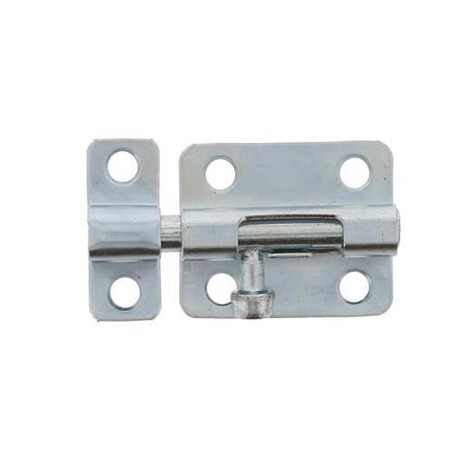 2-1/2in Steel Barrel Bolt Zinc Plated Screws Included