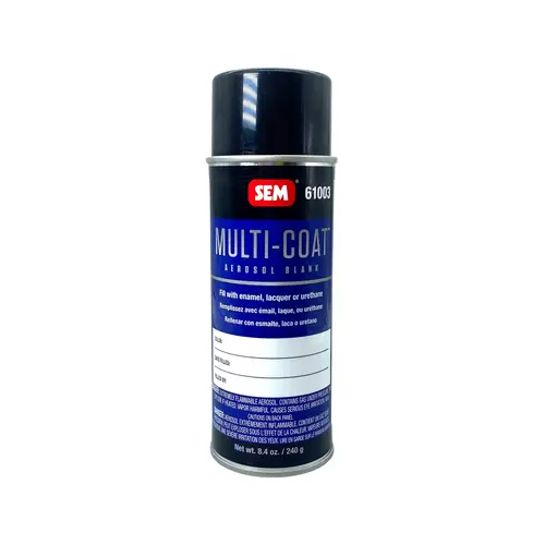 Aerosol Blank, 16 oz, Use With: Enamel, Lacquer, Vinyl Resin