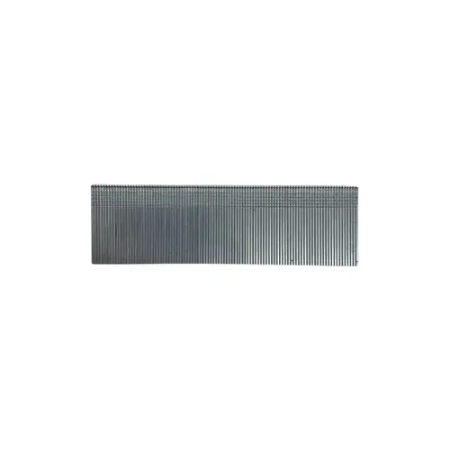 Nail, 1-1/2 in L, 18 Gauge, Metal, Coated, Brad, Flat Head, Smooth Shank - pack of 2500